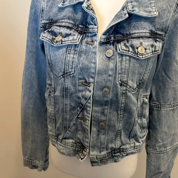 Free People Light Blue Jean Jacket - Picture 2 of 7